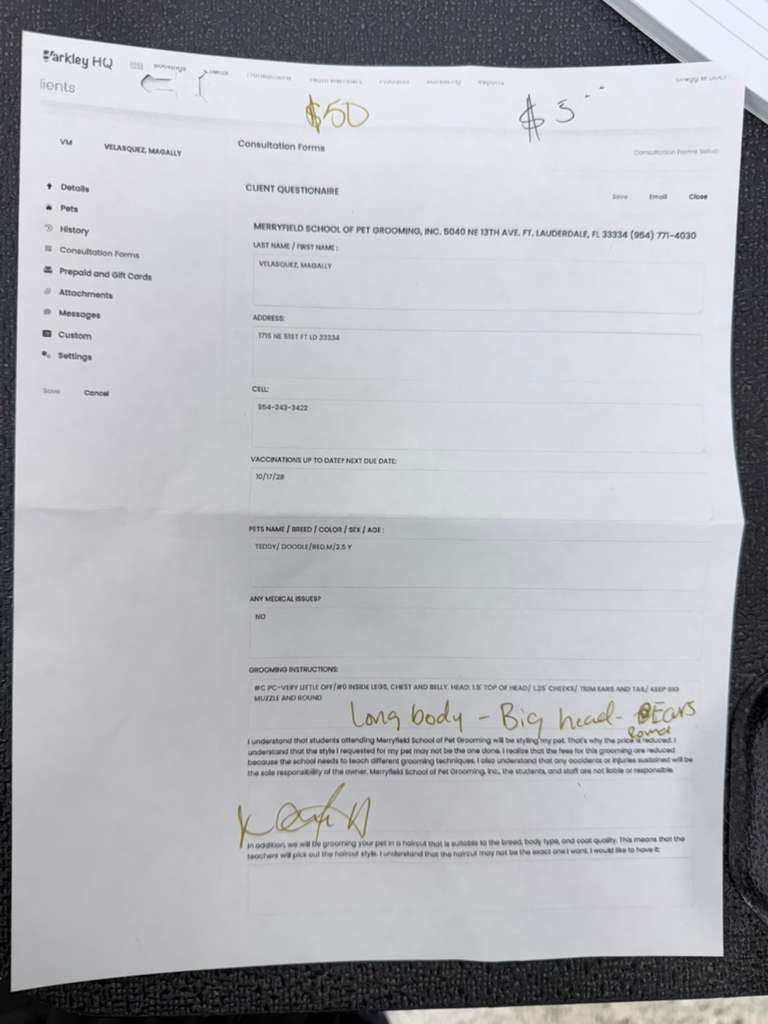 Contrato/Evaluación de estudio