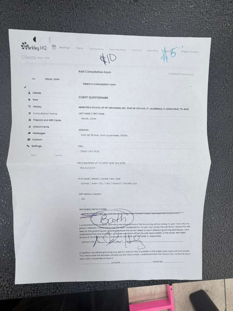 Contrato/Evaluación de estudio